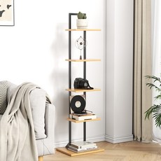 소하임 인테리어 스탠딩 선반, 화이트, 5단