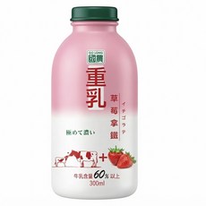 國農重乳 草莓拿鐵, 24個裝, 300ml