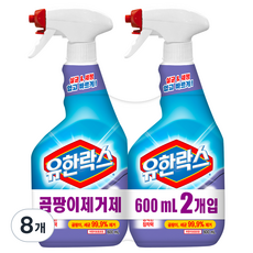 유한락스 곰팡이 제거제, 600ml, 16개