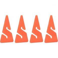 fydun 4개입 ABS 다이빙 라인 마커 난파선 동굴 삼각 로프 표시기 기술 다이빙용 오렌지색 cvbx2u5gsm 13 2574249