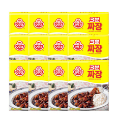 오뚜기 3분 짜장, 200g, 12개
