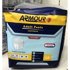 ARMOUR 褲型成人紙尿褲 活力褲, 1個, 安德瑪褲型成人紙尿褲L(10)片