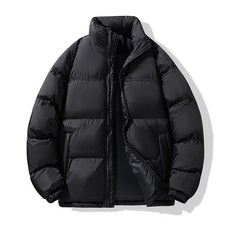 復古美式立領棉衣外套 - 港風日系休閑保暖面包服