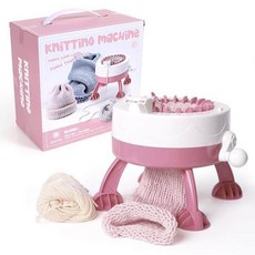 자동뜨개질 니팅머신 모자뜨는기계 자동뜨게 목도리 DIY 실 니트 수세미 689B 1 털실 선물, A. 22 스카프 장갑 소형 공예 689B