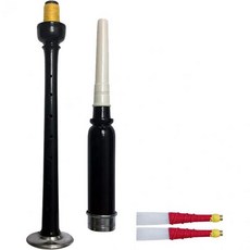 백파이프 고적대 오르간 챈터 관악기 로즈우드 프랙티스 블랙 컬러 실버 마운트 리드 2개 포함 603976