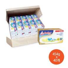 앵커 무염 버터, 40개, 454g