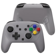 EXtremeRate 닌텐도 스위치 2 프로 컨트롤러용 DIY 교체 풀 세트 쉘 버튼 썸스틱 ABXY Dpad ZLZR 버튼이 있는 맞춤형 페이스 플레이트 후면 하단 커버 스, SFC SNES 클래식 EU