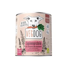 VEGDOG德國蔬狗 蔬食冠軍犬罐-敏感犬配方 植物性配方 Omega-3/6 無人工添加 呵護敏感犬隻腸胃 德國原裝進口, 糧食, 400g, 1罐