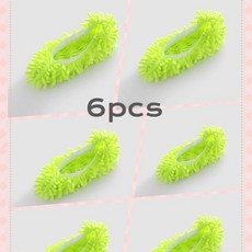 게으름뱅이 슬리퍼 세탁 신발 커버 걸레 양말 먼지 머리카락 청소용 집안, 7. 6pcs-fluorescent gre, 1개