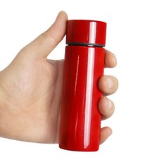 르웨이 휴대용 316 스테인리스 보온 보냉 가벼운 미니 텀블러 125ml, 1개, 레드