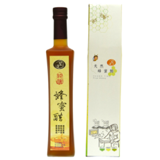 皇廷養蜂場 純釀蜂蜜醋 500ml 促進消化 健康首選, 1個