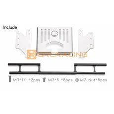 트랙스 TRX4 G500 G63 오프로드 리어 범퍼 금속 충돌 방지 보호 바닥 플레이트 포함, 01 Rear bumper