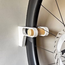 自行車收納架 自行車壁掛架，壁掛式設計，節省空間，適用多種車款，鋼材穩固耐用, 白色, 1個