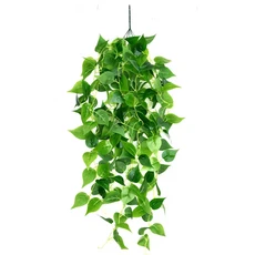 인조식물 77-105cm 덩굴 아이비 가지 벽걸이 시뮬레이션 라탄, 1개, 105CM A
