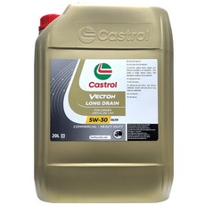 캐스트롤 벡톤 롱드레인 금색 5W30 20L CK-4 E8 연비절감형 100% 합성 장수명 디젤 엔진오일 (10W40 대체시 연비개선) 화물차 트랙터 선박용 리뉴얼 신제품, 1개