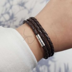 늘DIX PU 로프 세줄 팔찌