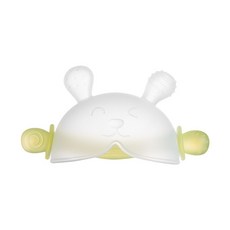 DFMEI 嬰兒咬咬膠牙膠食品級磨牙棒嬰兒出牙期硅膠母嬰用品咬咬樂, 1個, 如圖, 半抓兔牙膠※綠色