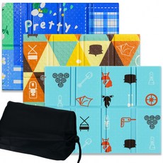 국산 8단 접이식 등산방석, 국산 4단 접이식 등산방석(색상랜덤발송)