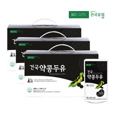 [건국] 100% 국산 검은콩 약콩으로 만든 건국약콩두유, 190ml, 60개