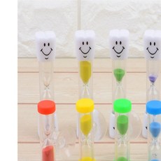 별구나라 양치습관 어린이양치 모래시계 3분 양치시계, 치아모양 스탠드형