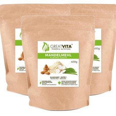 스페인 그레이트 비타 GREAT VITA 아몬드 가루 400g, 3개