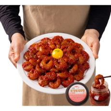 일월식품 수제 깐!양념새우장 1kg(30미 내외), 1개, 1kg