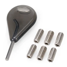서핑 보드 핀 나사 추가 키 교체 액세서리 9mm 12mm 3 개 6 개, 01 3pcs 12mm