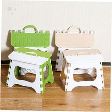 투톤 슬림 폴딩 접이식 의자 스툴 캠핑 낚시 야외 휴대용 보조 간이 미니, 1개, 대형 그린