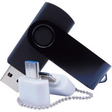 8GB USB 플래시 드라이브 엄지손가락 메모리 스틱 펜 OTG 및 타입 CUSB-C 어댑터 오렌지, Black, 1개