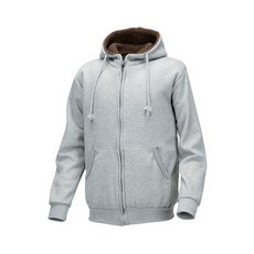 푸조 오버핏 양털 터틀넥 후드집업 점퍼 멜란지 FZ324-2