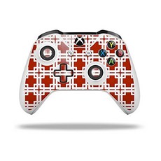 XBOX One SX 컨트롤러와 호환되는 WraptorSkinz 데칼 비닐 스킨 랩 - 박스형 레드 다크컨트롤러 미포함, XBOX One SX 컨트롤러와 호환되는 Wraptor