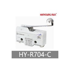 HY-R704C 리미트스위치 마이크로스위치 누름버튼 한영넉스, HY-R704C 리미트스위치 마이크로스위치 누름버튼 한, 1개