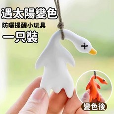 MAIMIQI 377冰感亮白防曬噴霧 SPF50，便攜高倍防曬 (可上飛機/高鐵/捷運), 1個, 變色烤鴨掛飾【防曬提醒】