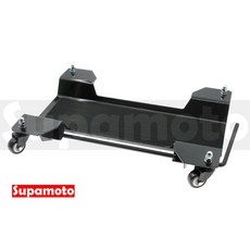 Supamoto 重機移車架 (中柱/後輪/駐車架/移動架/停車架/轉向架/維修架), 1個, 黑色
