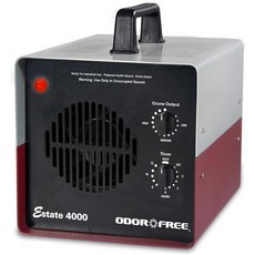 OdorFree Estate 4000 오존 발생기 대형 주택 및 사무실 연립 주택 및 상업 공간에서 발생하는 냄새를 제거합니다 - 최대 4000 평방 피트까지 쉽게 처리, Extra Large