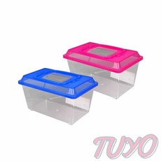 투요 곤충 채집통 잠자리채집통 장수풍뎅이채집통 어항케이스, 핑크