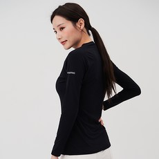 펌핑 여자 기능성 기모 내의 라운드넥 국내생산