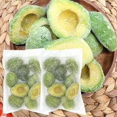 쉽쿡 냉동 아보카도 하프컷, 2개, 500g