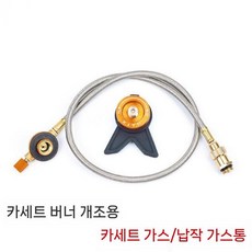 픽바이 가스연결어댑터 연결부품 연장호스 업소용 케이블 가스 변환, H. 카세트 가스/납작 가스