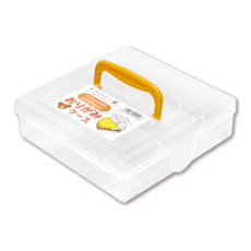 精工株式會社 手提式透明色紙收納盒, 透明色, 1個