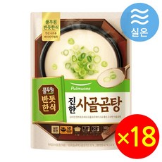 풀무원 반듯한식 진한 사골곰탕 실온500gX18개, 500g, 18개