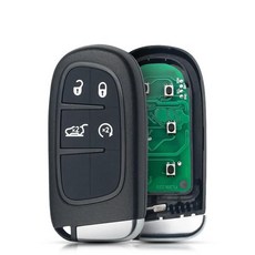 KEYYOU 1PCS Jeep Cherokee Durango Chrysler 2014 2025 KeylessGo 433Mhz 4A 칩 원격 키 GQ4-54T