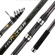 BUDEFO 텔레스코픽 서핑 낚싯대 3.9m 4.2m 4.5m 5.0m 5.3m 30T 탄소여행 회전봉 80-150g 파도타기 낚싯대 던지기, 01 4.5m