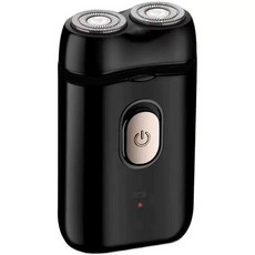 레버딜 휴대용면도기 선물 소형면도기 무선 소형, 기본 색상, 블랙 듀얼 헤드