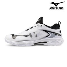 미즈노 신발 웨이브 클로 네오3 화이트블랙 71GA247320 배드민턴화 운동화 인도어화 오남스포츠