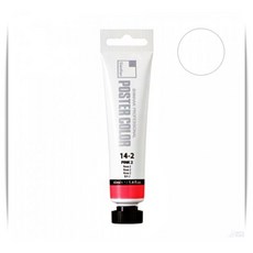 포스터칼라 튜브형 화이트 51 40ml 1개 흰색 전문가용 화구
