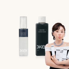 흑진주 흑효모 모공탄력 물광피부 촉촉 광채 스킨케어 주름 기초케어 세트 에센스 미스트 클렌징 클렌저 1+1 구성 오키뷰티, 1개, 150ml