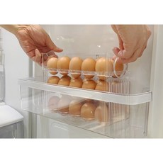 국산 자동오픈 냉장고 정리용 30구 계란 보관 트레이 계란함 이지엔프레쉬 / 국내 생산, 1개