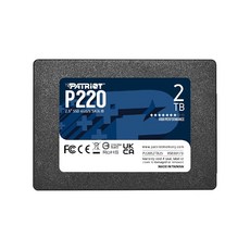Patriot P220 2TB Internal SSD - SATA 3 2.5 - Solid State Drive - P220S2TB25, 1GB