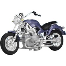 11458101 다이캐스트 모델 미니어처 수집품 바이크 컬렉터 생일 선물 1/18 R1200 C 컴퓨터용 데스크톱 오너먼트, 보라